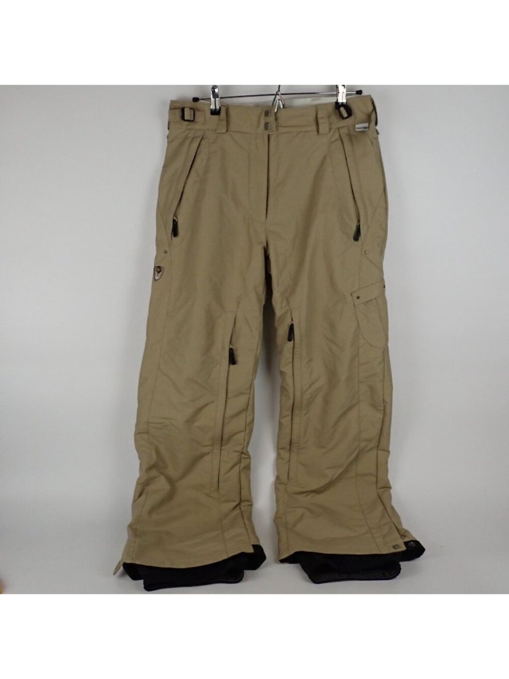 Columbia Convert Base TRX Waterproof Snowboard Pants Women’s M Beige Ski Snow